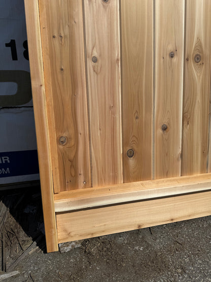 6x8 Cedar Fence