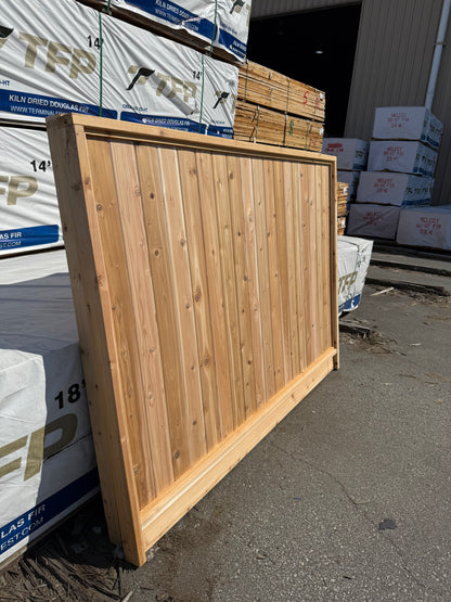 6x8 Cedar Fence